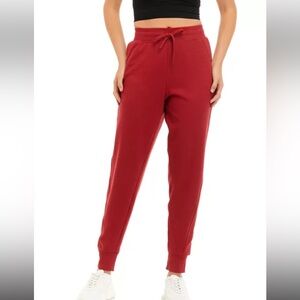 Zelos Endurance Fleece Brick Red Knit Joggers Jogger Sweatpants Pants Small S